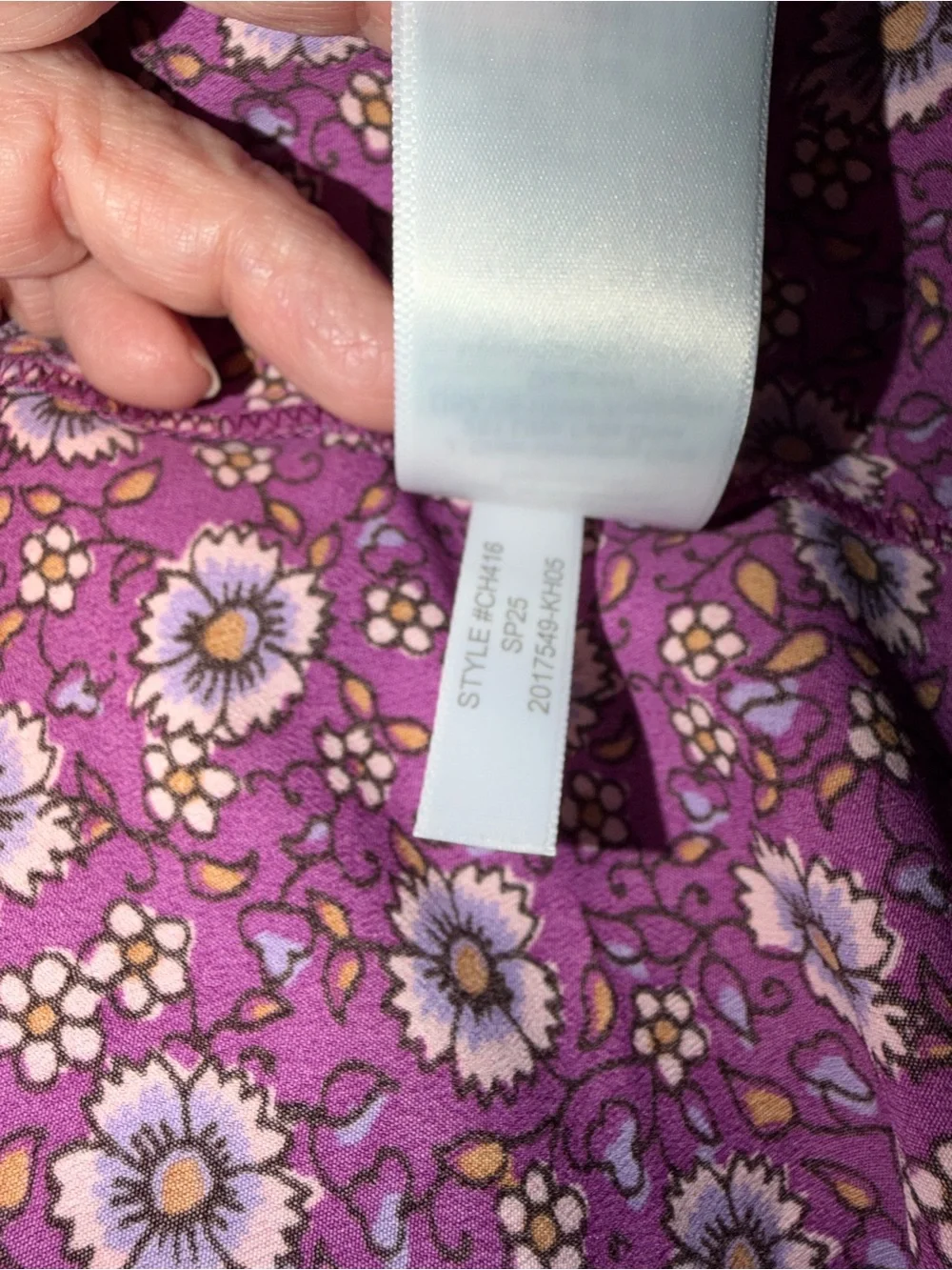 J.‎ Crew Purple Floral Button-Down Shirt